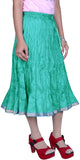 Pezzava Self Design Women's, Girl's Regular Blue Skirt