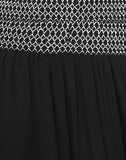 Antistreet Printed, Self Design, Solid Women's Regular Black Skirt
