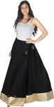 Antistreet Printed, Self Design, Solid Women's Regular Black Skirt