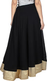 Antistreet Printed, Self Design, Solid Women's Regular Black Skirt