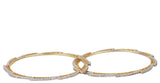 Dilan Jewels Alloy Zircon 18K Yellow Gold Bangle Set