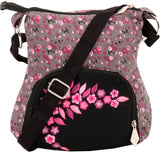 Pick Pocket Women Casual Grey Canvas Sling Bag