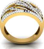 Demira Jewels Special Diva Yellow Gold Diamond 14 K Ring