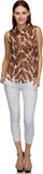 Oxolloxo Women's Printed Casual Shirt