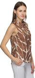 Oxolloxo Women's Printed Casual Shirt