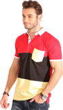 Smugglerzinc Solid Men's Polo Neck T-Shirt