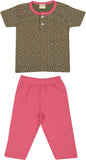 next steps Baby Girl's Printed Top & Pyjama Set
