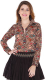 The Beach Company Women's Animal Print Casual Shirt