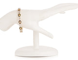 Voylla Alloy Cubic Zirconia Yellow Gold Kada
