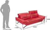 Durian Leather 2 Seater Sofa