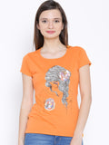Oner Casual Short Sleeve Printed Women's Top