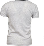 Crux&Hunter Printed Boy's Round Neck Grey T-Shirt