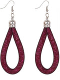 SP Jewellery Black Silver 22 K Pearl Alloy Dangle Earring