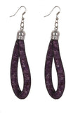 SP Jewellery Black Silver 22 K Pearl Alloy Dangle Earring