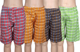 Spictex Checkered Boy's Basic Shorts
