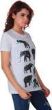One For Blue Animal Print Men's Round Neck T-Shirt