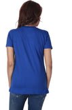 One For Blue Animal Print Men's Round Neck T-Shirt