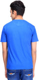 One For Blue Animal Print Men's Round Neck T-Shirt