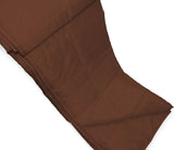 Sapatos Plain Single Duvet Brown