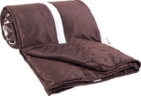 Sapatos Striped Single Quilts & Comforters Brown & White