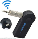 Spycom Wireless 3.5mm Bluetooth Audio Music Receiver with Mic Handsfree Stereo Output Car Kit