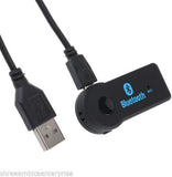 Spycom Wireless 3.5mm Bluetooth Audio Music Receiver with Mic Handsfree Stereo Output Car Kit