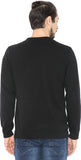 Status Quo Solid Round Neck Casual Men's Sweater