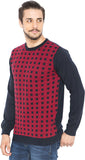 Status Quo Solid Round Neck Casual Men's Sweater