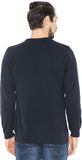 Status Quo Solid Round Neck Casual Men's Sweater