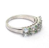 Manirathnum Mix Gemstone Gemstone Silver Ring Sterling Silver NA Brass NA K Ring