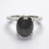 Manirathnum Star Diopside Gemstone Gemstone Silver Ring Sterling Silver NA Brass NA K Ring