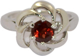 Manirathnum Manirathnum Garnet Gemstone Silver Ring Sterling Silver Garnet Brass NA K Ring