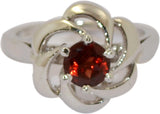 Manirathnum Manirathnum Garnet Gemstone Silver Ring Sterling Silver Garnet Brass NA K Ring