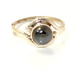 Manirathnum Manirathnum Hematite Gemstone Silver Ring Sterling Silver NA Brass NA K Ring