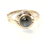 Manirathnum Manirathnum Hematite Gemstone Silver Ring Sterling Silver NA Brass NA K Ring