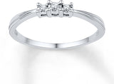 ALLURING Silver Swarovski Crystal Rhodium NA K Ring