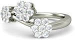 BlueStone The Isabel White Gold Diamond 18 K Ring