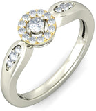 BlueStone The Beleca White Gold Diamond 18 K Ring