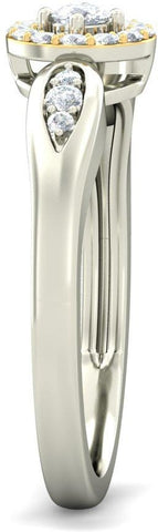 BlueStone The Beleca White Gold Diamond 18 K Ring