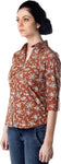 Bombay High Women's Printed Formal Shirt