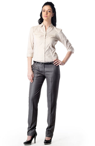 Bombay High Women's Solid Formal Shirt