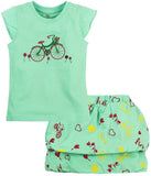 Oye Top With Skirts Girl's  Combo