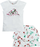 Oye Top With Skirts Girl's  Combo