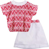 Oye Top With Skirts Girl's  Combo