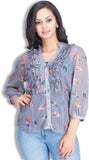 Colsa Women's Printed Casual Shirt