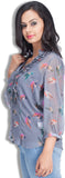 Colsa Women's Printed Casual Shirt