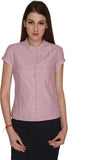 Bombay High Women's Checkered Formal Shirt
