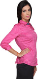 Bombay High Women's Polka Print Formal Shirt