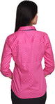 Bombay High Women's Polka Print Formal Shirt
