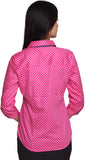 Bombay High Women's Polka Print Formal Shirt